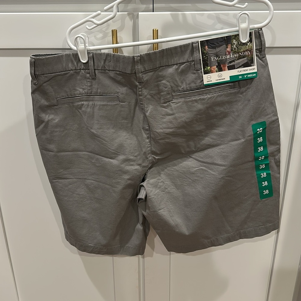 NWT Men's Gray Shorts - Picture 3 of 4